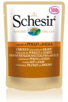 Schesir Pouch Kuřecí plátky v omáčce 100g