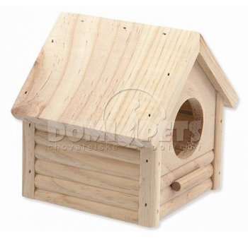 Domek SMALL ANIMAL Budka dřevěný 12x12x13,5cm