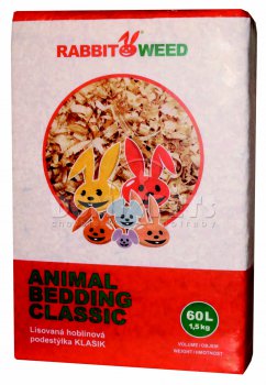 Hobliny Rabbit Weed hrubé Klasik 60l