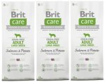 Brit Care Grain-free Adult Large Breed Salmon & Potato 3 x 12kg