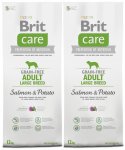 Brit Care Grain-free Adult Large Breed Salmon & Potato 2 x 12kg