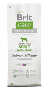 Brit Care Grain-free Adult Large Breed Salmon & Potato 12kg