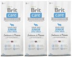 Brit Care Grain-free Junior Large Breed Salmon & Potato 3 x 12kg