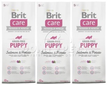 Brit Care Grain-free Puppy Salmon & Potato 3 x 12kg