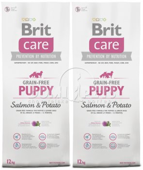 Brit Care Grain-free Puppy Salmon & Potato 2 x 12kg