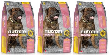 S8 Nutram Sound Large Breed Adult 3 x 13,6kg -481,- BONUS