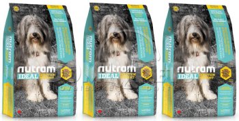 I20 Nutram Ideal Sensitive Dog 3 x 13,6kg -481,- BONUS