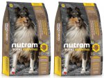 T23 Nutram Total Grain Free Turkey, Chicken, Duck Dog 2 x 13,6kg -250,- BONUS
