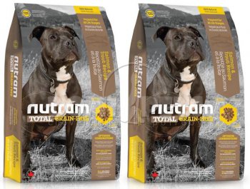 T25 Nutram Total Grain Free Salmon. Trout Dog 2 x 13,6kg -250,- BONUS