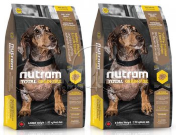 T27 Nutram Total Grain Free Small Breed Turkey, ... 2 x 6,8kg -142,- BONUS
