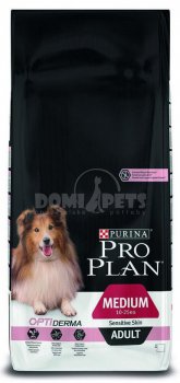 Purina Pro Plan Medium Adult Sensitive Skin 1,5kg NEW