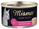 Konzerva Miamor Feine Filets kuře + rýže 100g