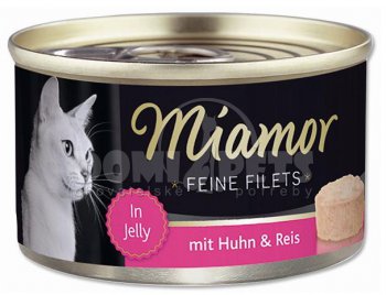Konzerva Miamor Feine Filets kuře + rýže 100g
