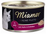 Konzerva Miamor Feine Filets kuře + šunka 100g