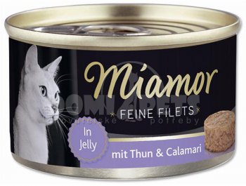 Konzerva Miamor Feine Filets tuňák + kalamáry 100g