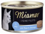 Konzerva Miamor Feine Filets tuňák + krevety 100g