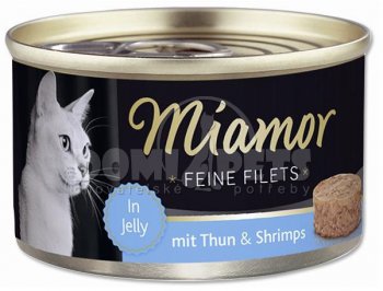 Konzerva Miamor Feine Filets tuňák + krevety 100g