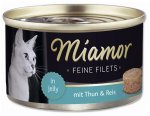 Konzerva Miamor Feine Filets tuňák + rýže 100g