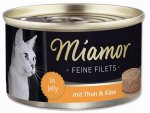 Konzerva Miamor Feine Filets tuňák + sýr 100g