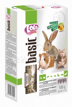 LOLO Granulované krmivo pro hlodavce 500g