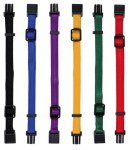 Nylonové rozeznávací obojky pro štěňata 17-25cm barva č.1