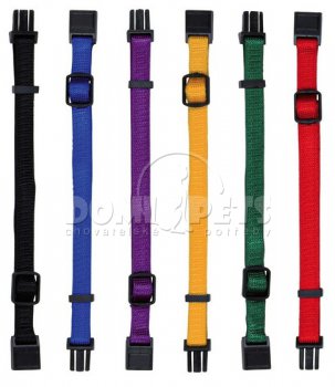 Nylonové rozeznávací obojky pro štěňata 17-25cm barva č.1