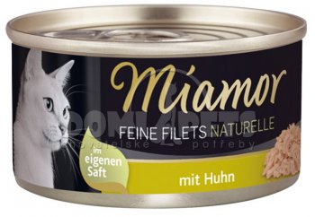 Konzerva MIAMOR Feine Filets Naturelle kuře ve šťávě 80g
