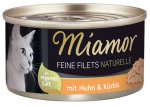 Konzerva MIAMOR Feine Filets Naturelle kuře + dýně ve šťávě 80g