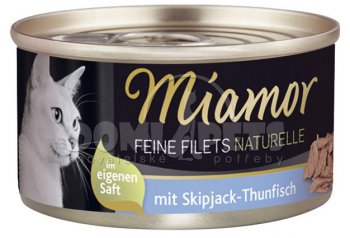 Konzerva MIAMOR Feine Filets Naturelle skipjack + tuňák ve šťávě