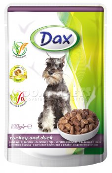 Dax pes kapsa krůtí + kachna 100g