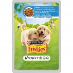 Friskies kapsička Junior kuřecí s mrkví v omáčce 100g pes