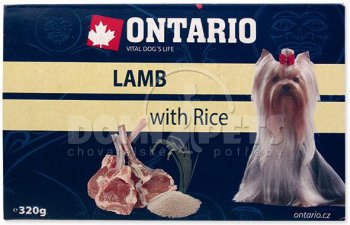 Ontario vanička Lamb with Rice 320g
