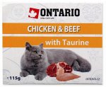 Ontario vanička Chicken, Beef with Taurine 115g