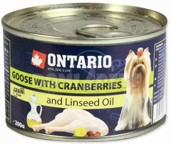 Ontario konz. Mini Goose, Cranberries 200g