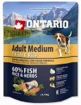 Ontario Adult Medium Fish & Rice 0,75kg