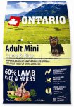 Ontario Adult Mini Lamb & Rice 2,25kg