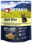 Ontario Adult Mini Lamb & Rice 0,75kg