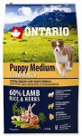 Ontario Puppy Medium Lamb & Rice 6,5kg