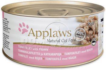 Konzerva Applaws Cat Tuna Fillet & Prawn 70g