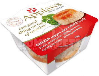 Kalíšek Applaws Cat DUO Chicken with Tomato 70g