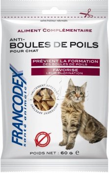 Francodex pochoutka Hairball kočka 60g