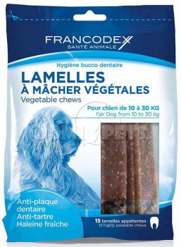 Francodex Weggy žvýkací plátky M pes 350g 15ks