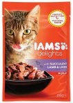 IAMS cat delights lamb & liver in jelly 85g