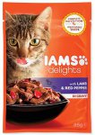 IAMS cat delights lamb & red pepper in gravy 85g