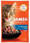 IAMS cat delights ocean fish & peas in jelly 85g