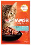 IAMS cat delights tuna & herring in jelly 85g