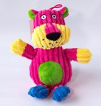 Tygřík růžový - pískací 27cm