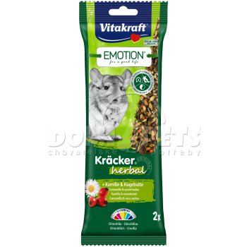Vitakraft Emotion kracker činčila herbal - bylinkový 2ks 112g