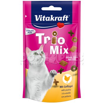 Vitakraft Cat Trio Mix drůbeží 60g
