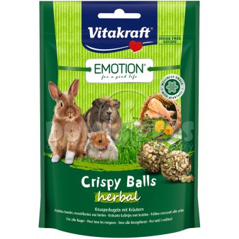 Vitakraft Emotion crispy balls herbal - bylinkové 80g